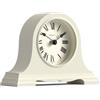 Jones Clocks® Speakeasy Orologio a piccolo camino | Classico design del cappello di Napoleone | Crema Pallida | Numeri romani | Stile tradizionale per scrivania, tavolo, scaffale o comodino