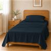 Homebliss Completo Letto 90x190+25 / 150x240 + 45x75 1PCS, Verde Petrolio Scuro | 65 GSM, sacca +25, tinte unite