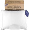 FluffCo Cuscino alternativo in piuma/cuscino da hotel (cuscino di lusso), cuscino in microfibra di qualità alberghiera a 5 stelle (rigido, king size)
