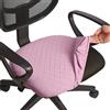Melaluxe Coprisedia da ufficio in jacquard elasticizzato, lavabile, colore: viola chiaro
