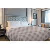 IlGruppone Copriletto Estivo Made in Italy 100% Cotone Coperta Leggera Piquet Singolo Matrimoniale Piazza e Mezza - Lovelycheck Beige - 1 Piazza e Mezza