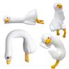 Uanqfegy Decorazione per Computer Lazy Duck - Set di 4 Decorazioni per Monitor Mood Boost, Accessori Carini per Schermo da scrivania