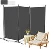Jaxguom Paravento Divisorio 260x180 cm, Frangivista Grigio Scuro