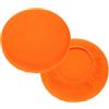 QUARKZMAN 2 Coperture Per Sedile Rotondo 11-15 Pollici Lavabili Antipolvere Con Elastico Per Bar Cucina Soggiorno Decorazione Arancione(Senza Gommapiuma)