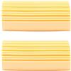 WANGCL Spolverino Umido Giallo da 2 Pezzi, Spugna per la Pulizia della Polvere, spolverino per la Pulizia di veneziane e veneziane in Legno, Prese d'Aria, radiatori, battiscopa