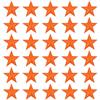 PATIKIL 30 Pc Stelle Patch A Ferro Ricamo Cucire Arancione 1 x 1 | Per Vestiti Giacca Cappello Zaino Riparazione Decorazioni, Applicazioni Decorazioni