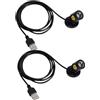 LIFKICH Faretto LED Mini USB 1w 2 Pezzi per Gioielli Vetrina