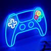 NELUX Scritta LED Gaming, Insegna Luminosa LED, Luci Scritte Neon Gamer | Luci LED Camera da Letto, Accessori Gaming Room Decor, Lampada Regalo Gamer Ragazzo, Luce Insegne Luminose Decorazioni Muro