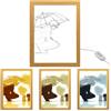 MeYuxg Anime Pittura Decorativa Satoru Gojo Cornici Creative Decorazioni Casalinghe Salotti, Camere da Letto e Caffè Stile 8