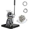 Generic Macchina per occhielli da 10 mm, perforatrice semiautomatica a mano per tessuti, tela e tende, strumento di alimentazione con occhielli, pressa per occhielli resistente