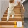 Gedlex 15 Pezzi Antiscivolo Scale 61 x 10 cm, Strisce Antiscivolo per Scale Trasparenti Interne, Striscia Antiscivolo in PEVA Adatto per Scale in Legno, Piastrelle, Vetro e Altri Pavimenti Lisci