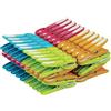 LAGUELLE de qualité LAGUELLE - 60 mollette per bucato antiscivolo - Fabbricazione francese - Assortite Verde, Blu, Arancione, Rosa