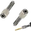 Yinquetinup 2 adattatori per mandrino SDS da 6,35 mm, adattatore professionale per trapano a bussola esagonale, convertitore per trapano a percussione