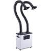 Generic Estrattore di fumi per saldatura con forte aspirazione, purificazione del fumo a 4 fasi, flusso d'aria 200 m³/h per stazione di saldatura, potenza 100 W, rimozione efficiente dei fumi