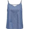 ONLY Singlet Onlnova Azure-Canotta Wvn, Media Blu Denim, S Donna