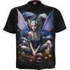 Spiral Magical Uomo T-Shirt Nero 100% Cotone Regular