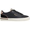 Pepe Jeans Kenton Campus W, Sneak Donna, Nero, 39 EU