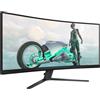 Philips Gaming Monitor 34M2C3500L 34 pollici, Curvo, 3440x1440, UW-QHD, 180Hz, Fast VA Panel, 0.5ms MPRT, , (HDMI2x 2.0 DP 1x 1.4) Adaptive Sync, HDR10, FreeSync Premium, Grigio Scuro