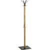 HAKU Appendiabiti rovere, nero, Legno massiccio, metallo - Dim.: L 40 cm x A 180 cm x P 40 cm, Stile: Moderno