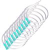 Telismei Tubo intestinale una volta 50 cm, tubo intestinale 10 pezzi, punta rotonda e bordi arrotondati, lunghezza 50 cm, diametro 5,3 mm, misura universale per qualsiasi kit di irradiatore e di entrata