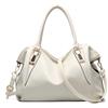 VALICLUD Borsa a Spalla da Donna in Pu, Elegante Bianca per Matrimonio | Grande Capienza, Spazio per Portafoglio, Carte e Telefono, Stile Semplice e Glamour per Festa e Banchetto
