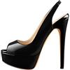 Only maker Peeptoe Slingback - Sandali da donna con tacco alto