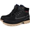 Gaatpot Unisex Stivali da Inverno con Fodera in Pelo,Nero,45 EU