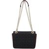Pollini BORSA TAPIRO PVC NERO + VIT.MARRONE TE8413PP03Q1100D 16X24X6