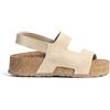 Yokono Sandali con tacco da donna in pelle WIWI-261 BEIGE | Scarpe donna Primavera-Estate | Pelle vaccino Serraggio | 4 CM
