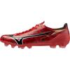 Mizuno Alpha II Pro FG P1GA256460, stivali da calcio da uomo, colore rosso, Colore: rosso, 44 EU