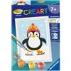 Ravensburger CreArt, Malen Nach Zahlen Kinder - Pinguin im Schnee