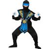 W WIDMANN MILANO Party Fashion - Costume da ninja per bambini con set di armi, combattente giapponese, guerriero