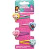 Joy Toy Gabby's Dollhouse 4 fermagli per capelli su cartoncino 5x15 cm