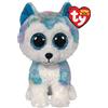 TY - Peluche - Beanie Boos - Cane Unicorno - Helena- Multicolore Tie-Dye - Occhioni e corno glitter - Il peluche con gli occhi grandi scintillanti - 15 Cm - 36322