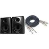 Behringer STUDIO 50USB Monitor da studio di riferimento biamplificati ad alta risoluzione da 150 Watt con ingresso USB & Adam Hall Cables - Cavo audio a 2 connettori RCA maschio 3 m