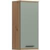 xonox.home Armadio pensile Blake, 36 x 77 x 25 cm, rovere salvia & Artisan | 1 anta, 2 ripiani, facile da montare, durevole, design moderno, rivestito in melamina, resistente all'umidità