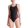 ARENA WOMEN'S SWIM PRO BACK GRAPHIC Costume da donna estremamente comodo ed elastico, che veste come una seconda pelle