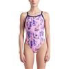 ARENA WOMEN'S ROSE TEXTURE SWIMSUIT XCROSS BACK Costume Intero Donna
