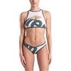 ARENA WOMEN'S LOGO BRASSIERE BIKINI RACER BACK Reggiseno Nuoto Donna