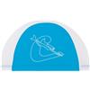 CRESSI CUFFIA DA NUOTO SPANDEX TAGO JUNIOR AZZURRO/BIANCO Bambini