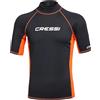 CRESSI RASH GUARD UOMO M/CORTA NERO/ARANCIONE TAGLIA XXL/6 (56) da