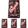 Pavesi Biscotti Frollini Gocciole Extra Dark con Cioccolato Fondente, 400g (Confezione da 4)