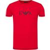 Emporio Armani Maglietta Uomo 111035 1P523, T-Shirt Manica Corta, Girocollo (Rosso, S)