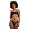 ARENA 50th Anniversary Women's Bandeau Bikini Costume a Due Pezzi, Nero, Oro, (Black/Multi Gold), S Donna