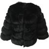 PengGengA Cappotto in Pelliccia Sintetica Giubbotto Donna Piumino Corto Invernale Giacche Maniche Lungo Giubbotto Donna Invernale Parka