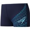Speedo Costume da bagno per ragazzi con logo Medley Aquashort, blu