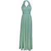 WanQin Abito Lungo Donna Elegante Senza Maniche Senza Spalline Abito da Sera Verde M