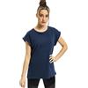 Urban Classics Urban-Classics - Maglietta da Donna con Spalle estese, Navy, S