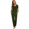 Smallshow Pigiama Premaman Donna Maniche Corte Pigiama Allattamento Set