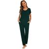 Smallshow Pigiama Premaman Donna Maniche Corte Pigiama Allattamento Set
